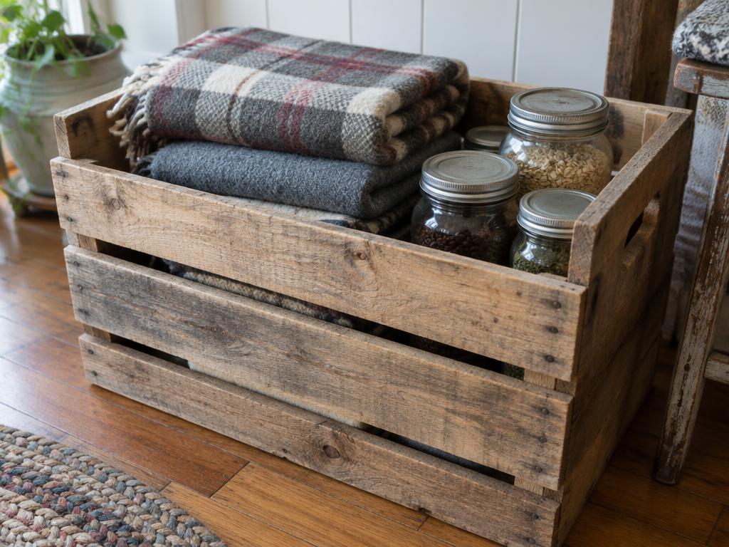 Scrap-Wood Storage Crate